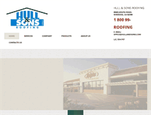 Tablet Screenshot of hullandsons.com
